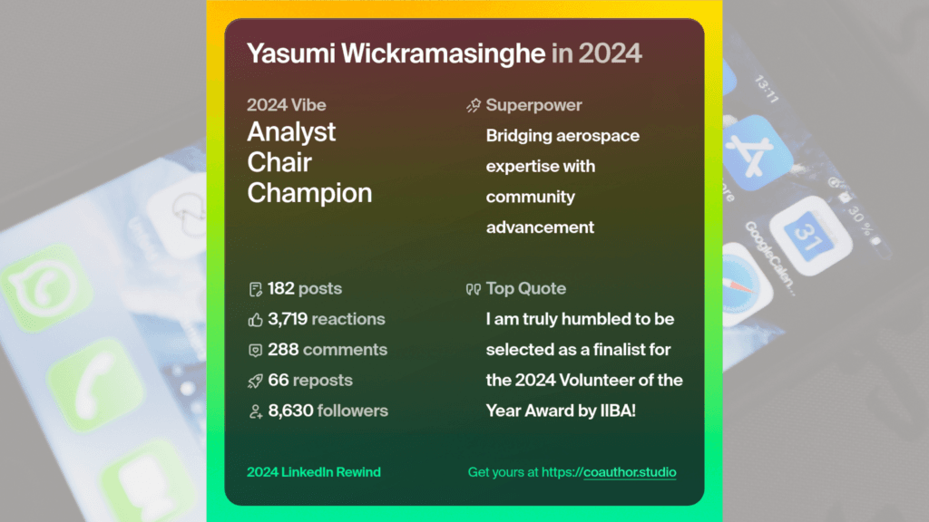 My 2024 LinkedIn Rewind - Yasumi
